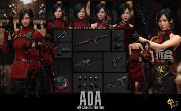 MTTOYS 艾达王ADA 旗袍版 可动眼 生化危机 同人1/6可动人偶